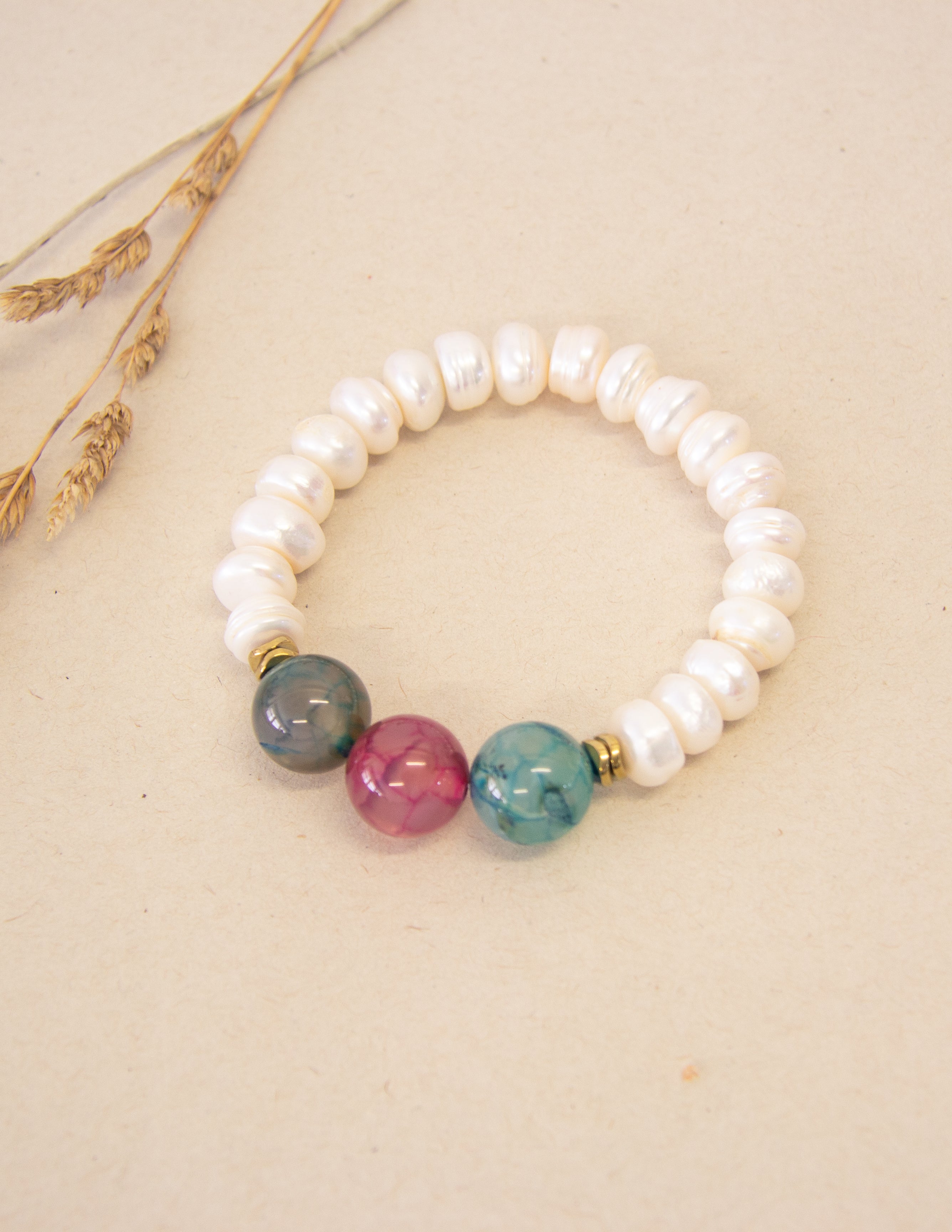Pulseira | Ágatas Multicolor